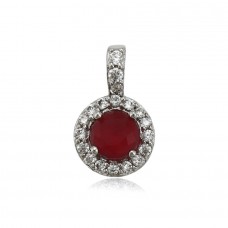 Apzeltīts kulons ar mirdzošiem cirkoniem